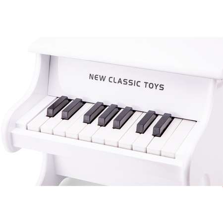 Пианино New Classic Toys 18 клавиш белое