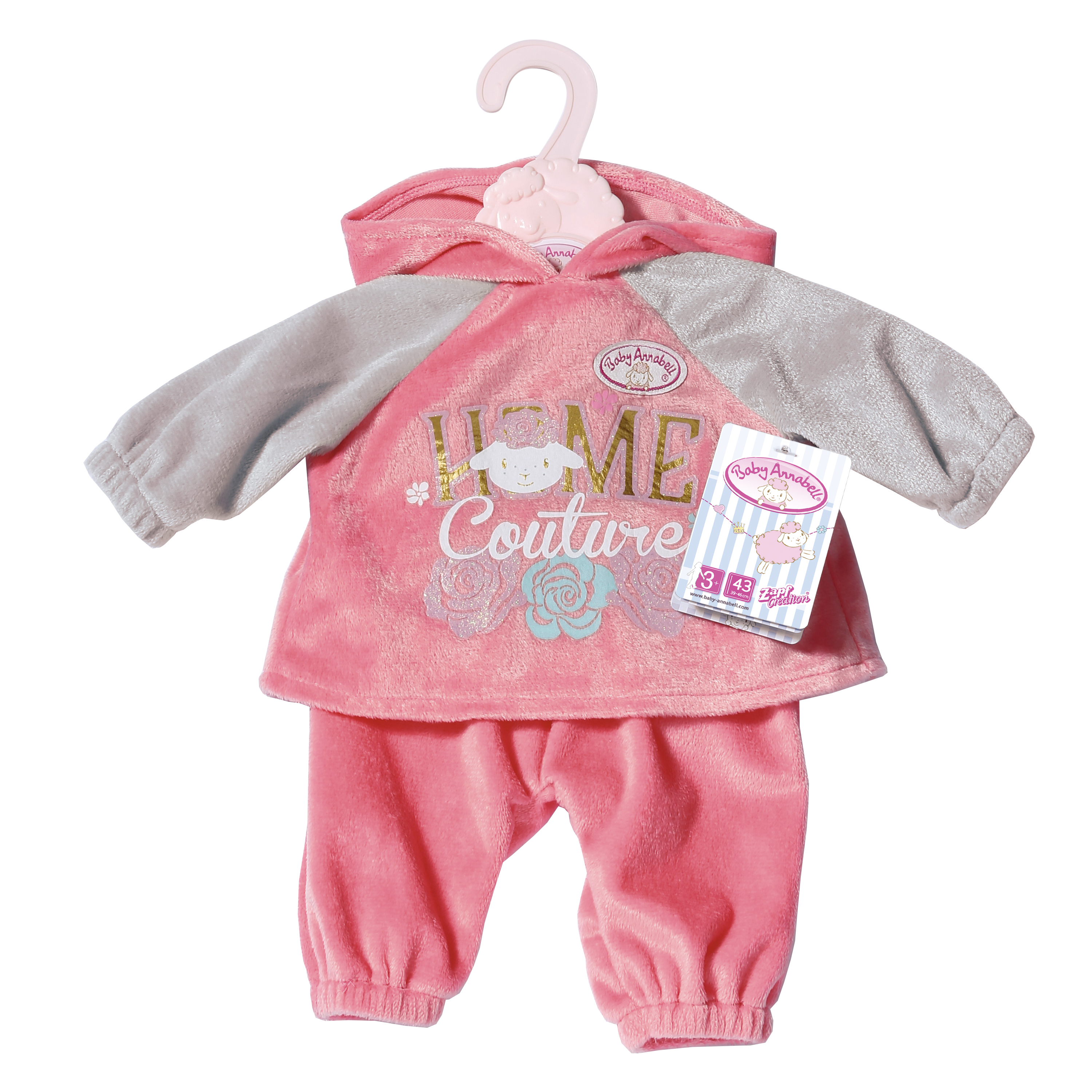 Одежда для кукол Zapf Creation Baby Annabell Костюмчик Розовый 702-062P 702-062P - фото 1