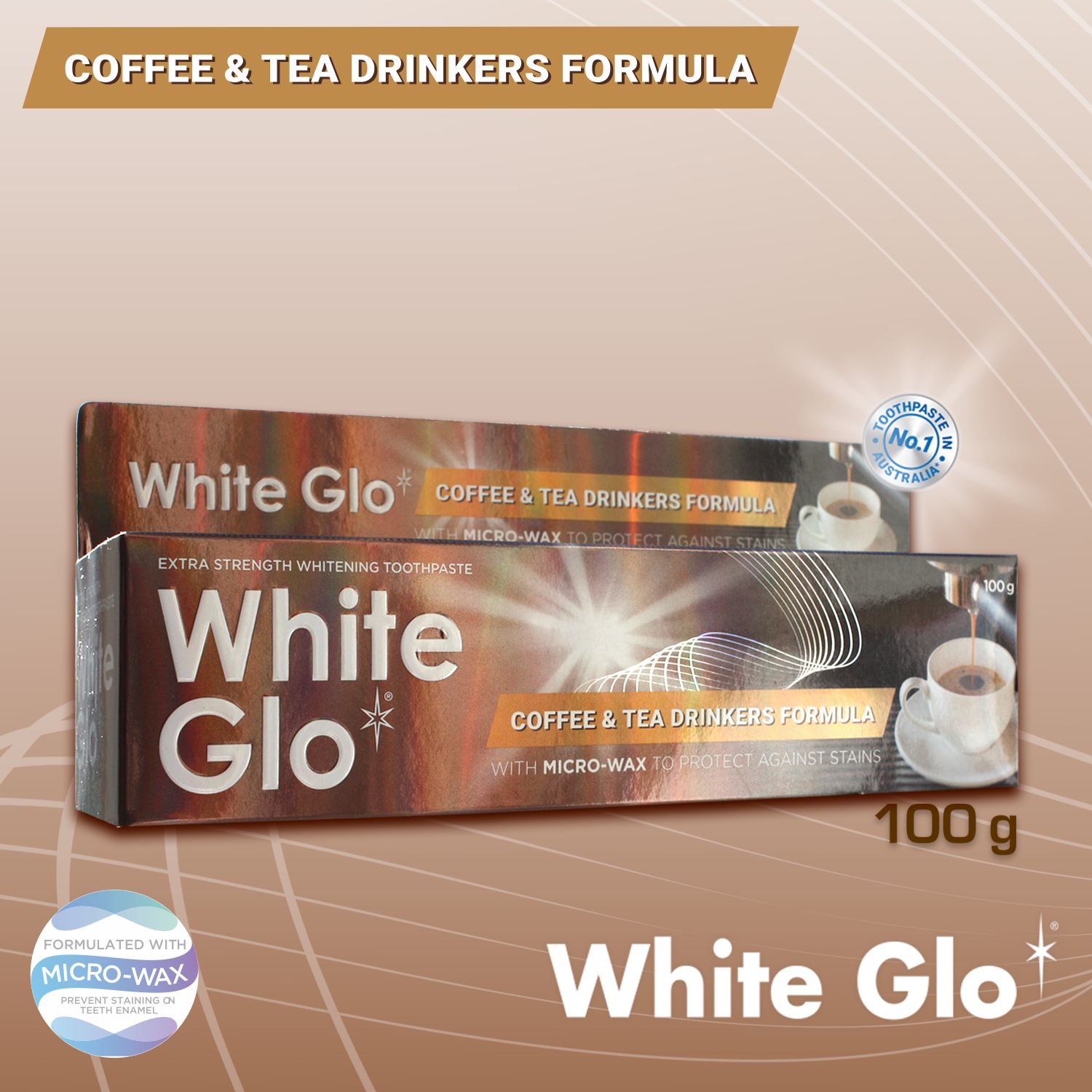 Зубная паста WHITE GLO отбеливающая для любителей кофе и чая - фото 3