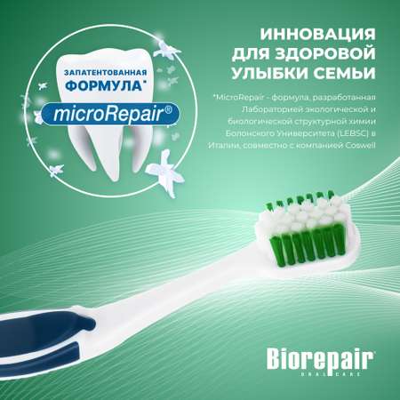 Зубная щетка Biorepair CURVE Protezione Totale изогнутая для комплексной защиты