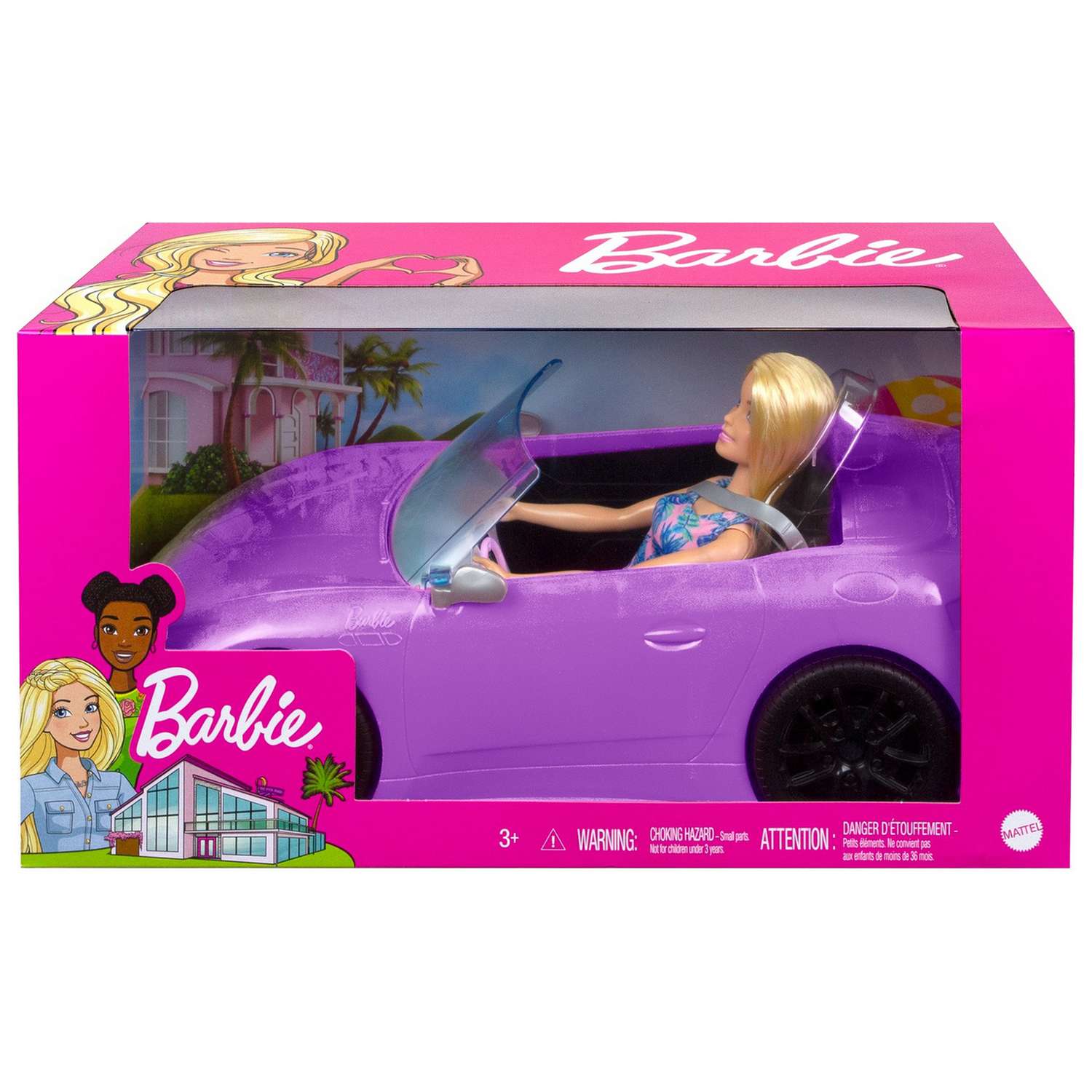 Кукла Barbie с розовой машиной HBY29 HBY29 - фото 2
