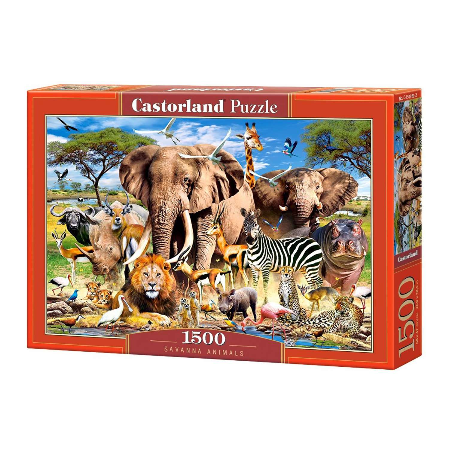Пазл 1500 деталей Castorland Животные саванны - фото 1
