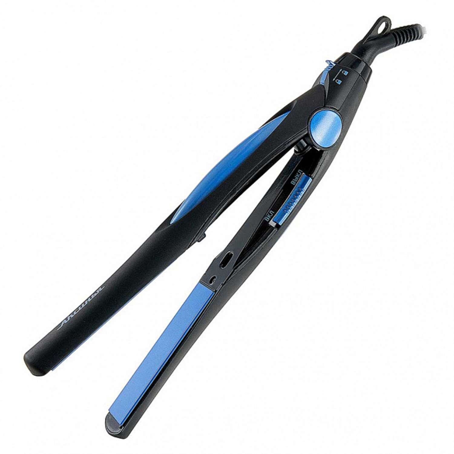 Щипцы для выпрямления волос Аксинья КС-803 черный с синим - фото 2