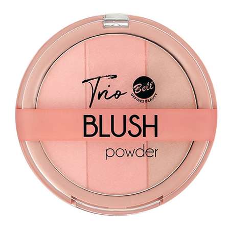 Румяна Bell компактные Trio blush powder тон 01