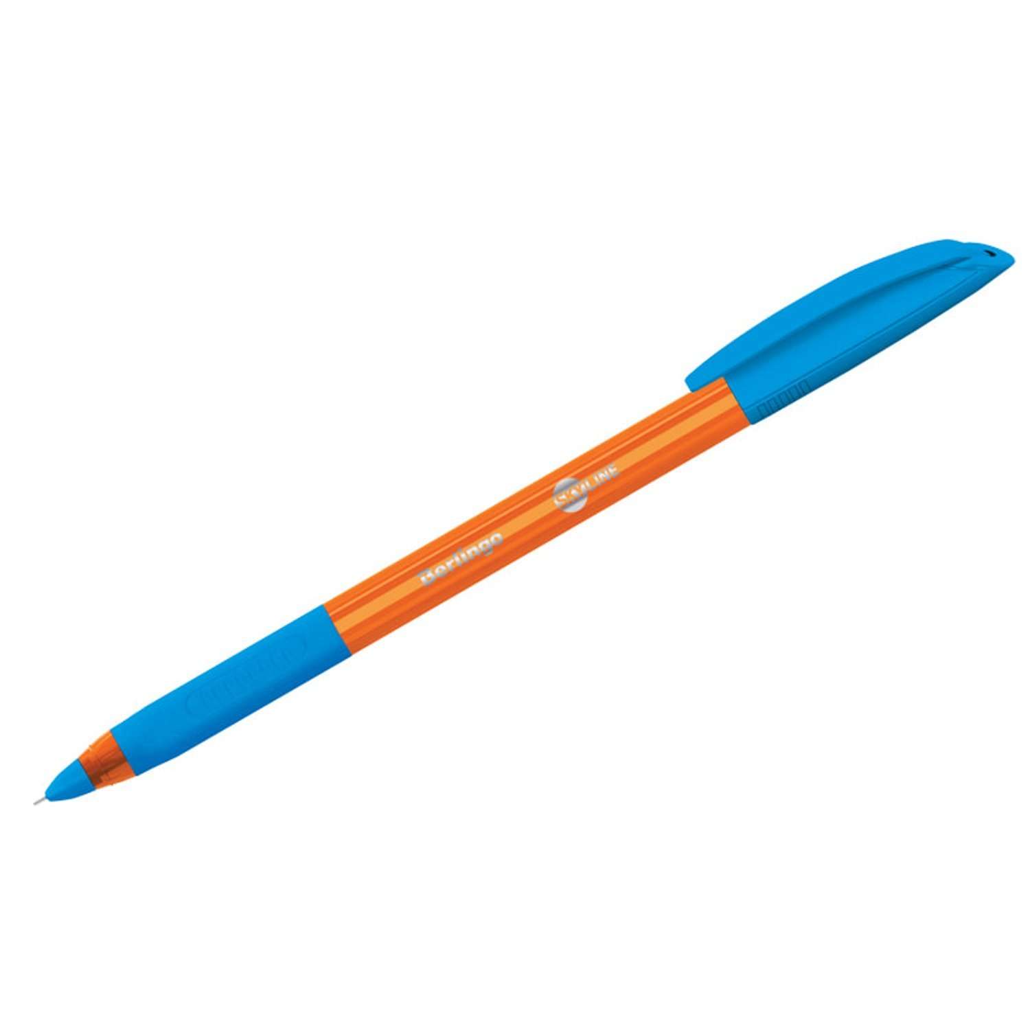 Ручка шариковая BERLINGO Skyline 0.7мм Светло-синяя CBp_07130 - фото 1