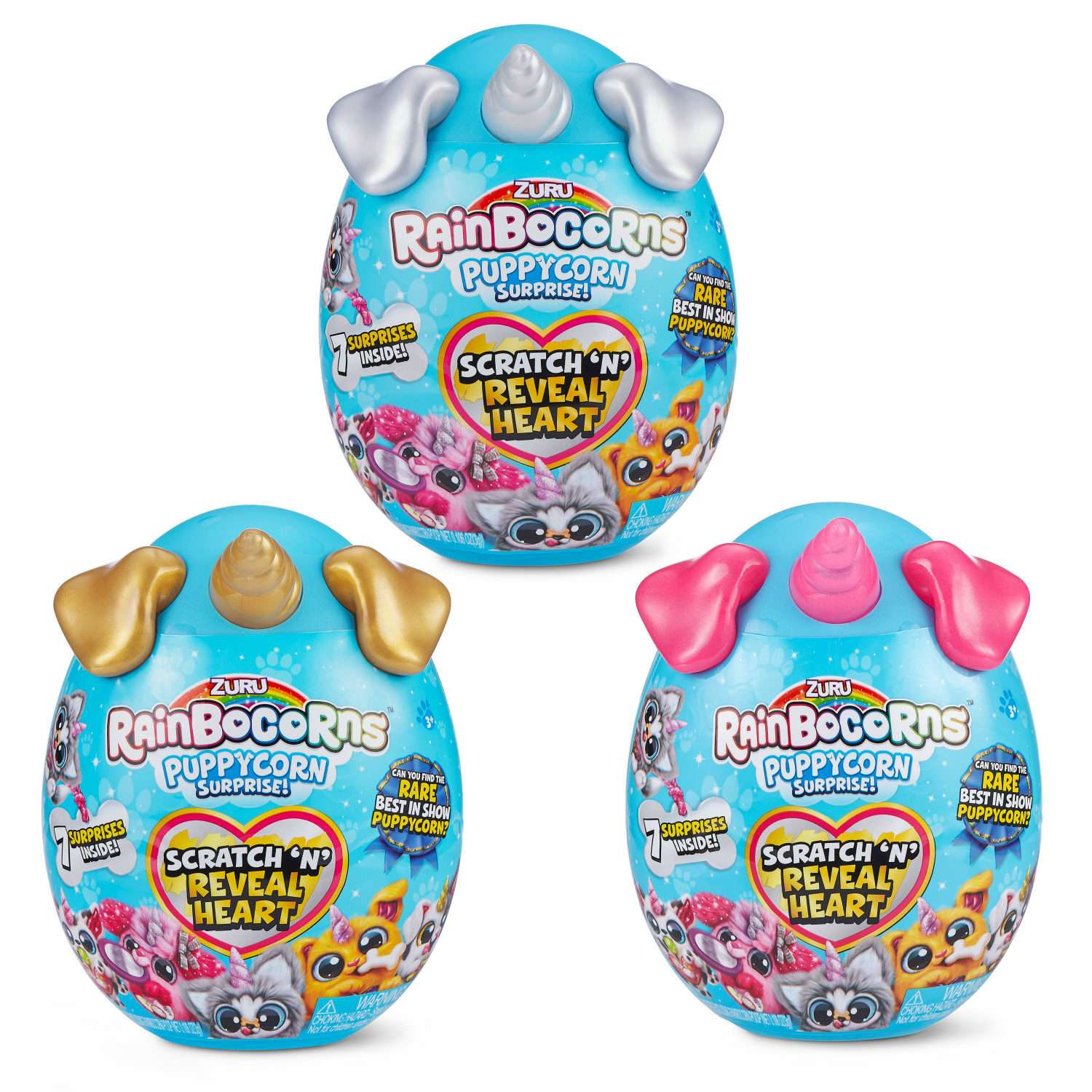 Мини яйцо сюрприз Rainbocorns плюшевая игрушка в комплекте с аксессуарами - фото 2