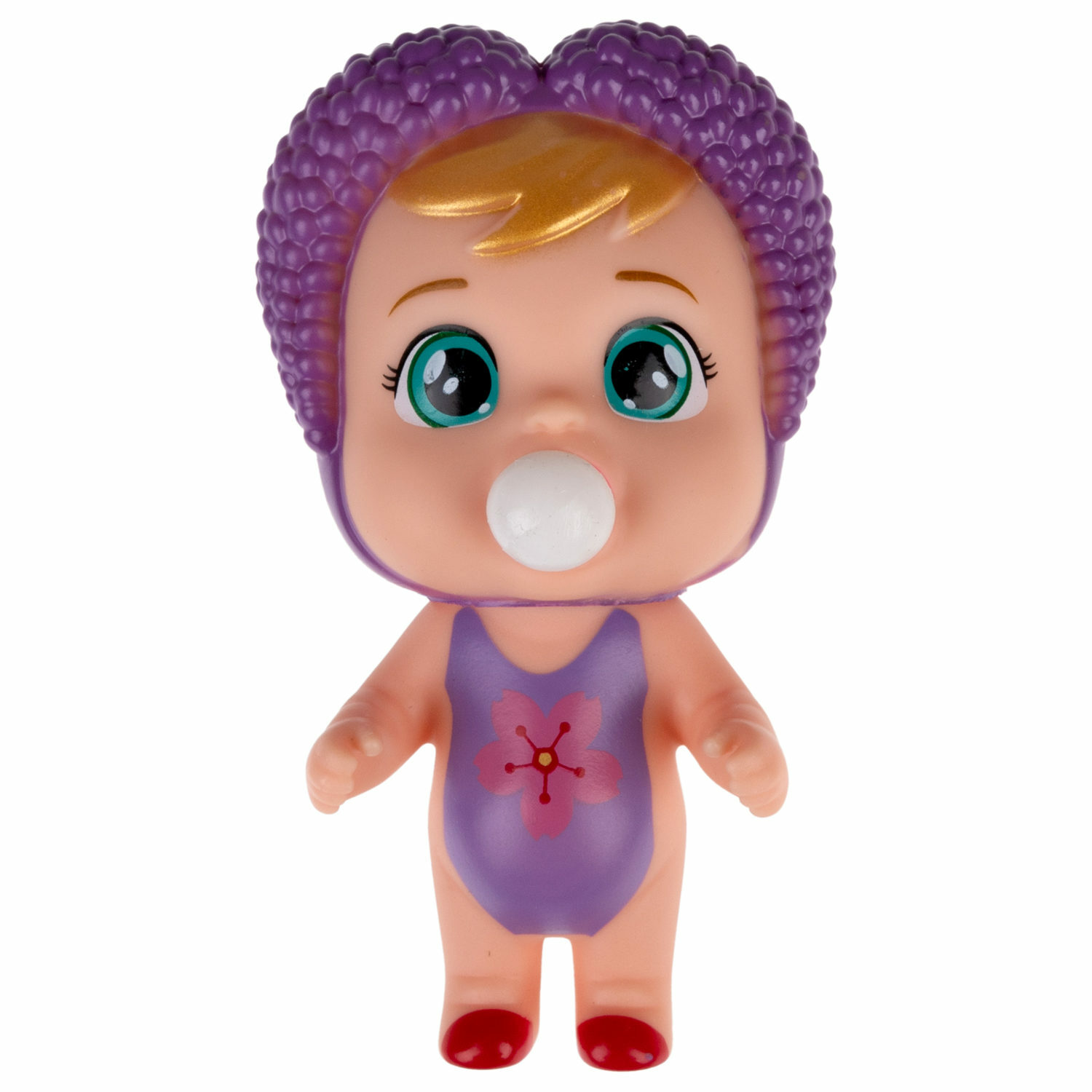 Игрушка-антистресс 1TOY Bubble Gum Кукла фиолетовый - фото 1