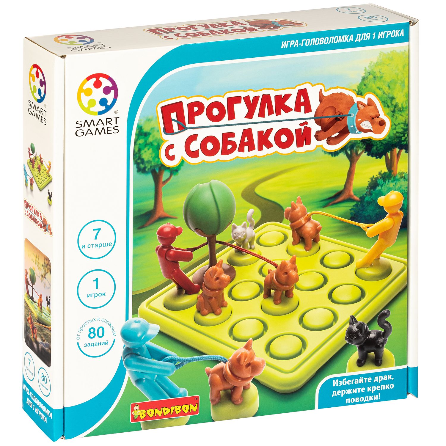 Игра логическая Bondibon Прогулка с собакой ВВ4971 купить по цене 2499 ₽ в  интернет-магазине Детский мир