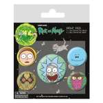 Набор значков Pyramid Rick and Morty BP80615