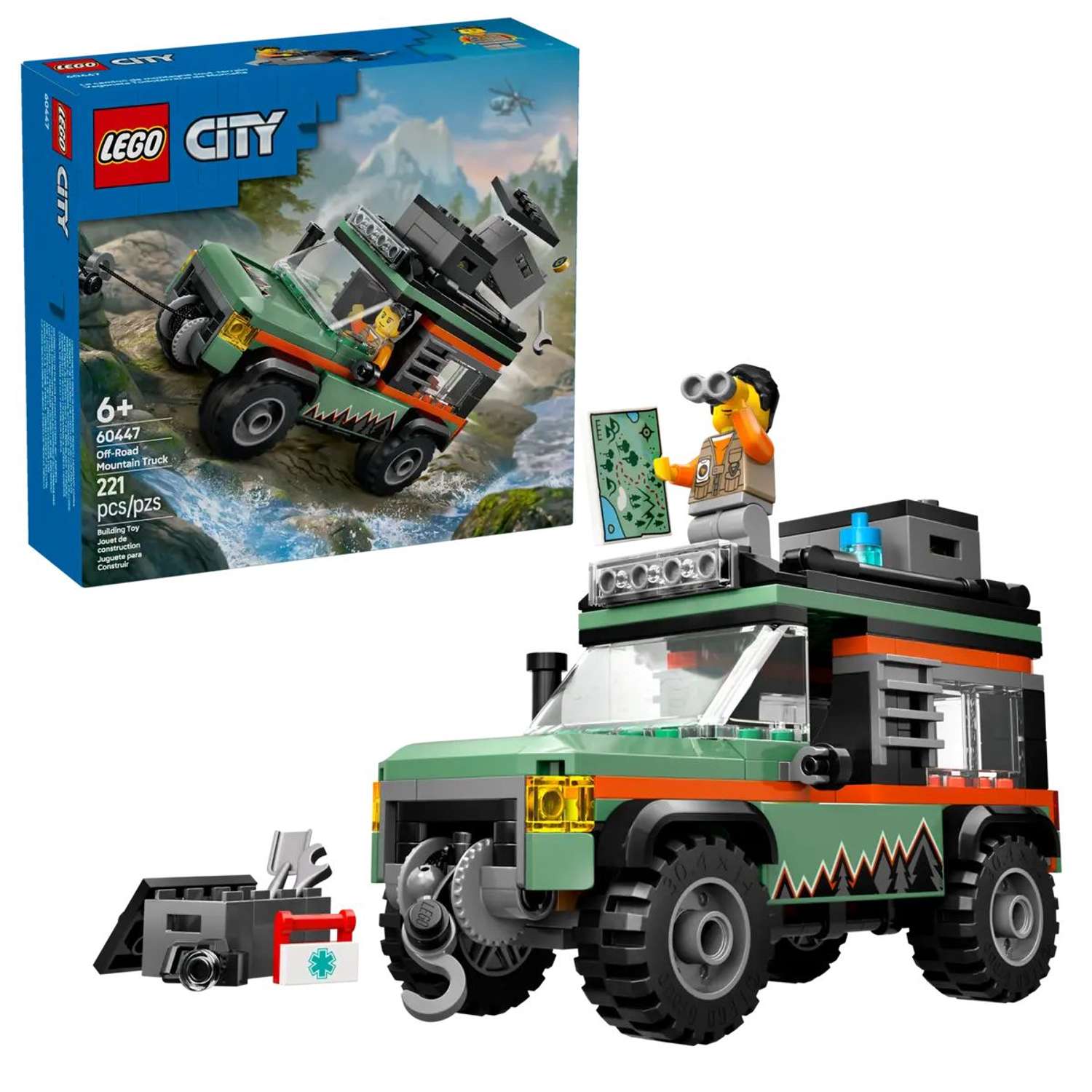 Конструктор LEGO Горный внедорожник 4x4 60447 - фото 1