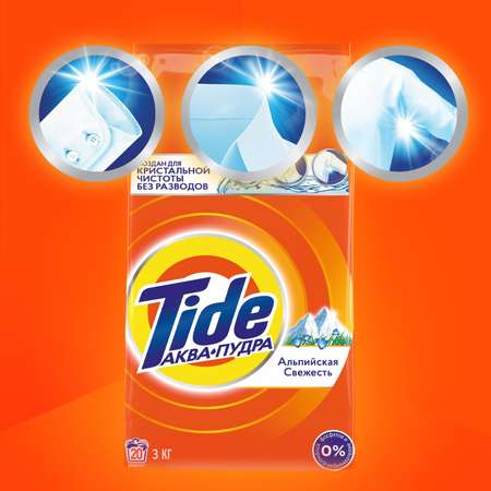 Порошок стиральный Tide Альпийская Свежесть 4.5кг(автомат)