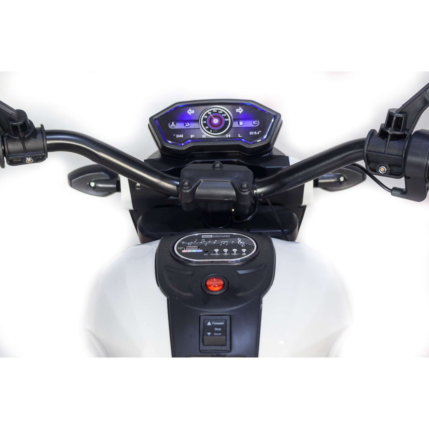 Электромобиль TOYLAND Moto sport DLS01 белый - фото 7