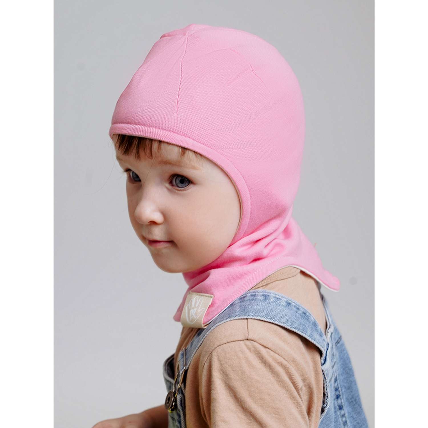 Шапка-шлем Prikinder U-A_221079 Цвет: Розовый/молочный - фото 25