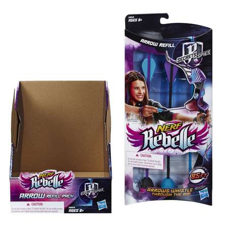 Стрелы для лука Nerf Rebelle Секреты и шпионы 3 штуки (A8860)