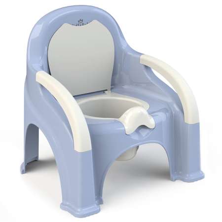Горшок-стул туалетный KidWick Премьер с крышкой Фиолетовый-Белый