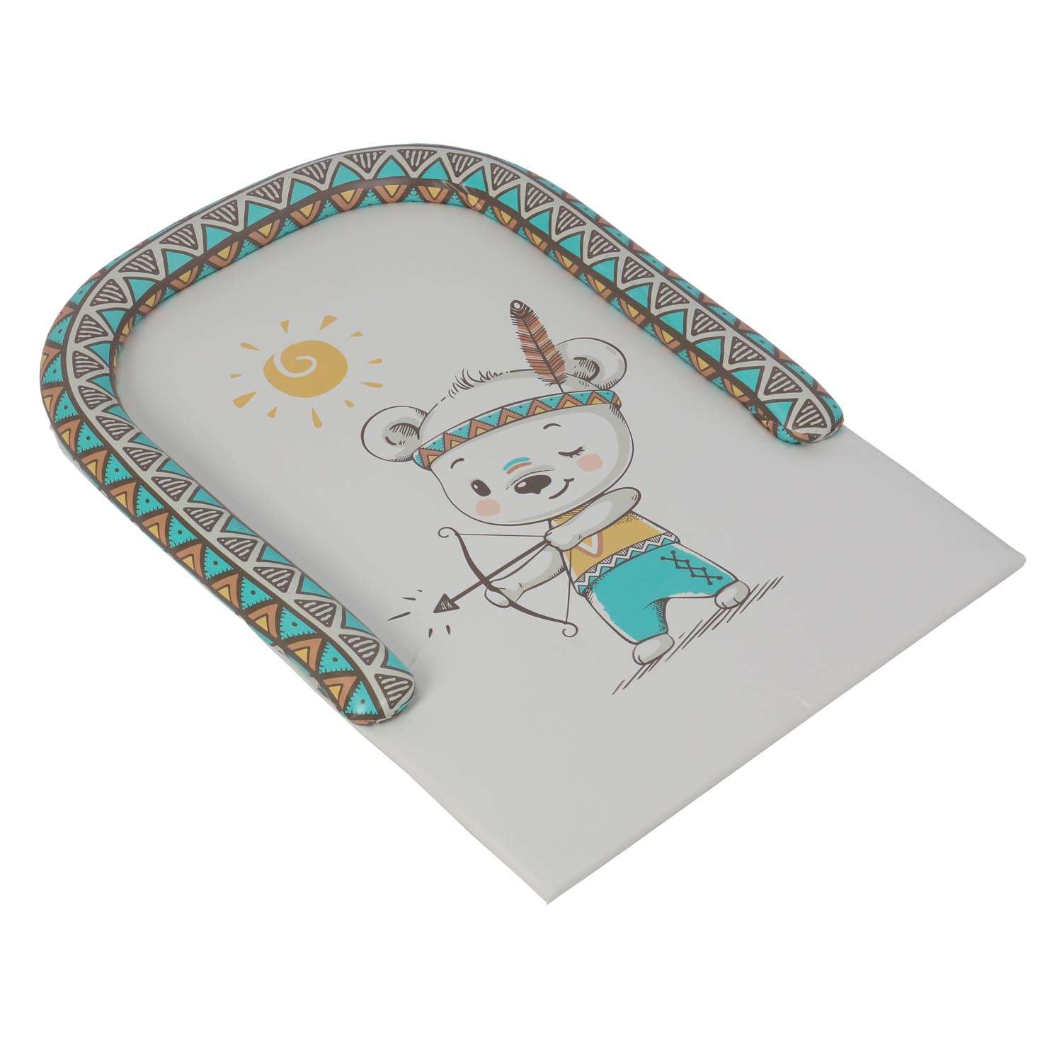 Доска пеленальная Polini kids Храбрый мишка для кроватей с бортиками 2447 - фото 1