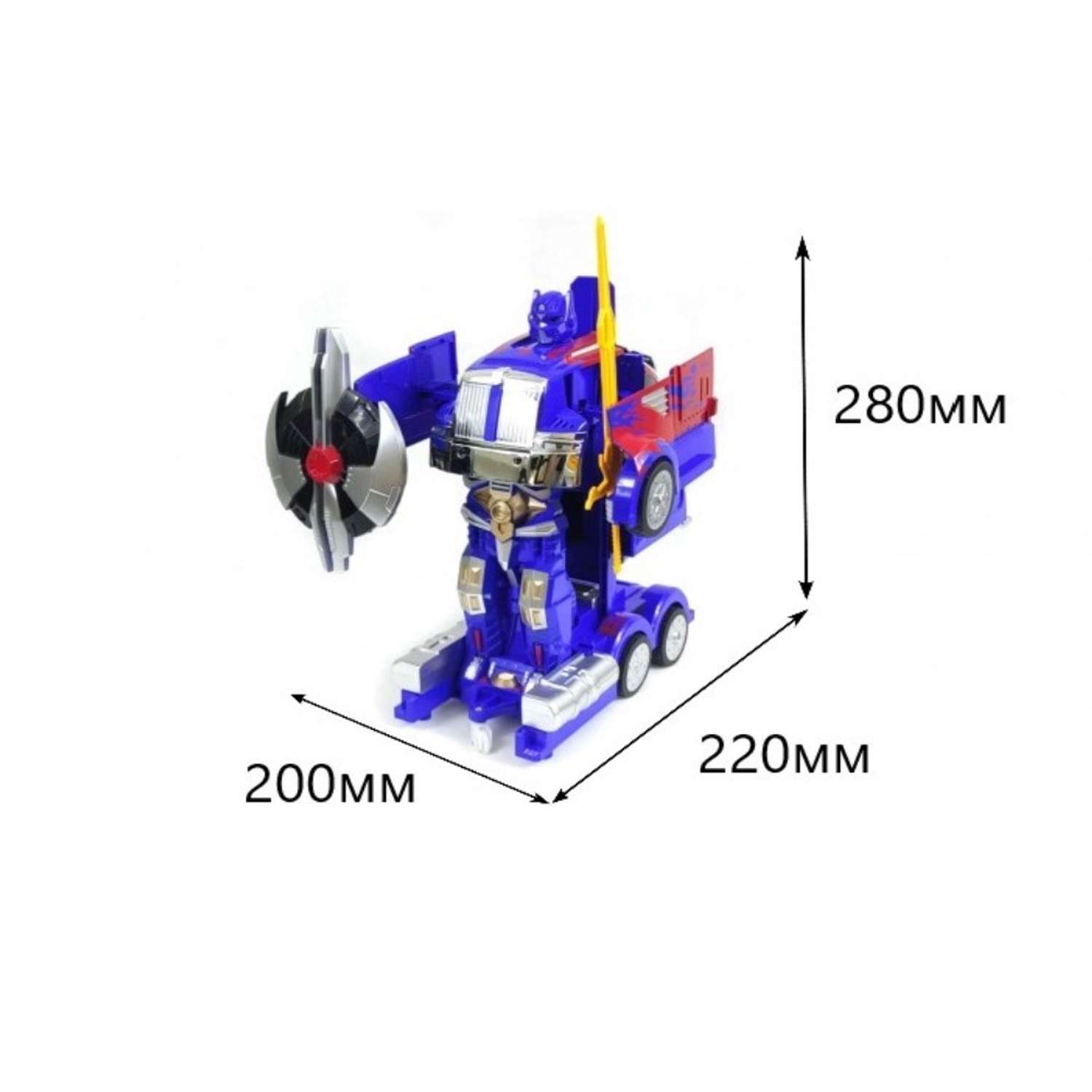 Робот-трансформер Meizhi Оптимус Прайм на пульте управления - фото 9