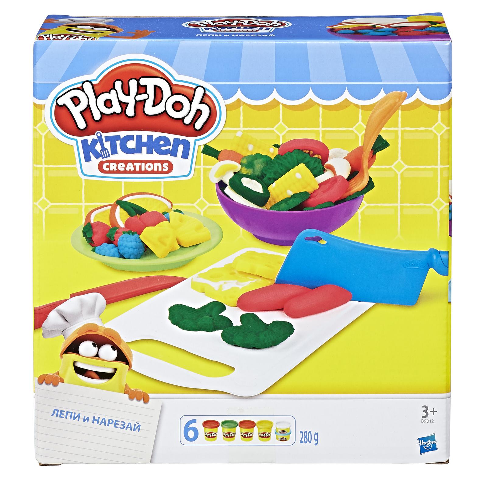 Набор Play-Doh Приготовь и нарежь на дольки B9012EU4 купить по цене 1099 ₽  в интернет-магазине Детский мир