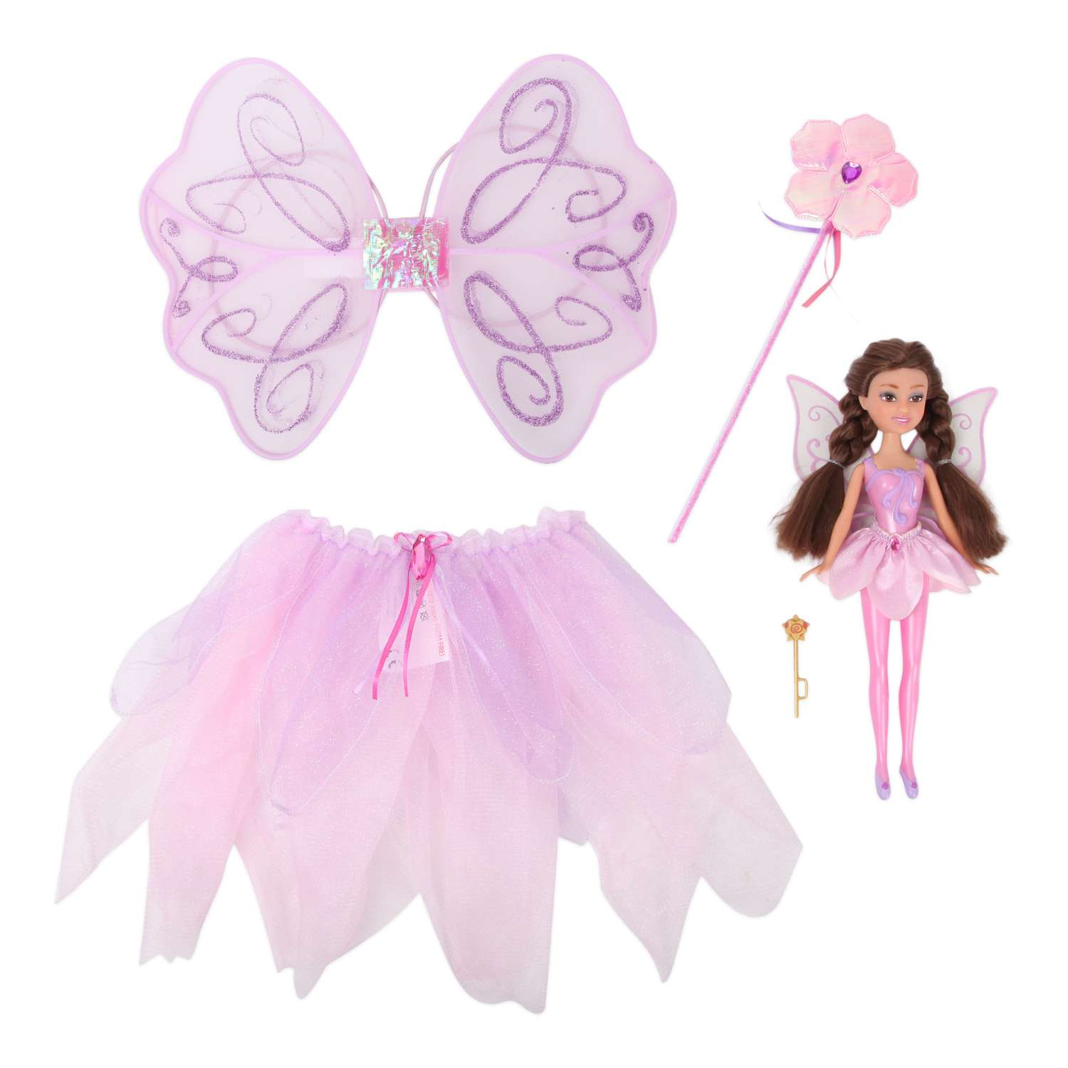 Набор игровой Sparkle Girlz Сказочный наряд с куклой Розовый 24059 24059 - фото 1