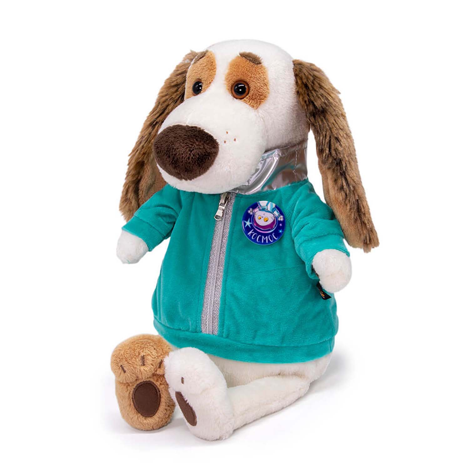 Мягкая игрушка BUDI BASA Собака Бартоломей в толстовке Космос 27 см BB90286 - фото 2