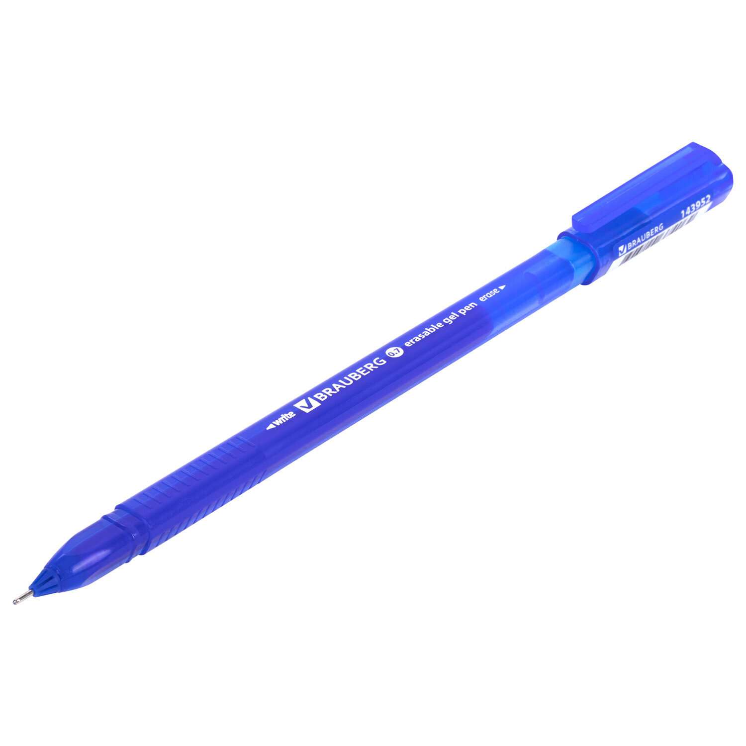 Ручки гелевые Brauberg пиши стирай набор 4 штуки синие - фото 9