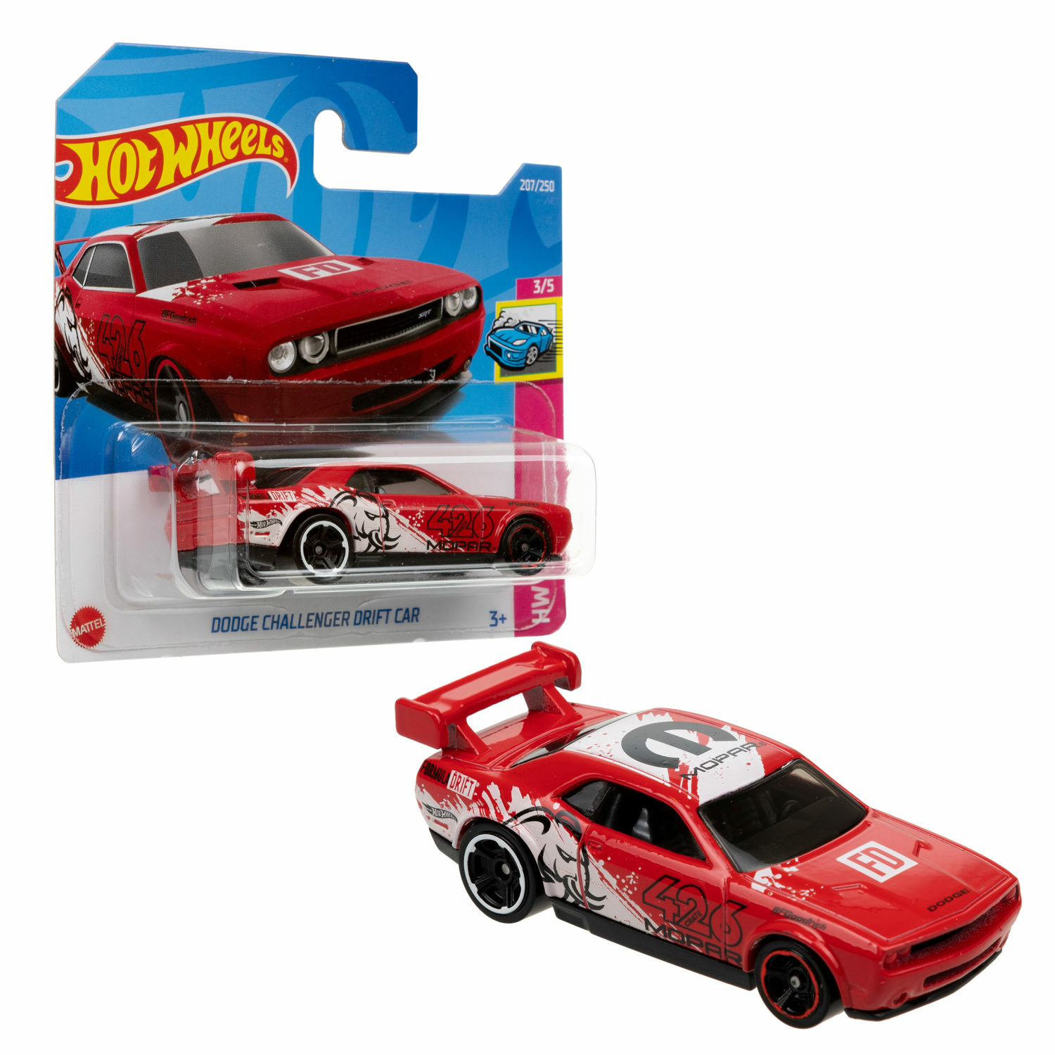 Коллекционная машинка Hot Wheels Dodge challenger drift car купить по цене  576 ₽ в интернет-магазине Детский мир