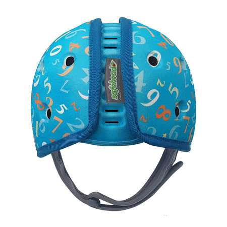 Шапка-шлем SafeheadBABY для защиты головы Числа синий