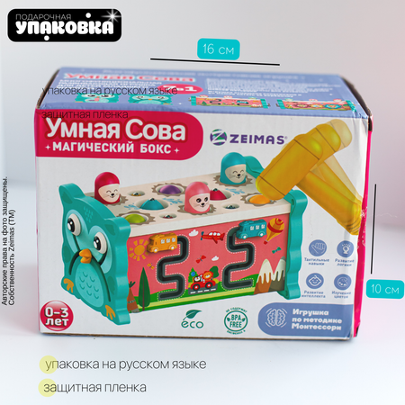 Игрушка Zeimas сортер Монтессори Магнитная рыбалка