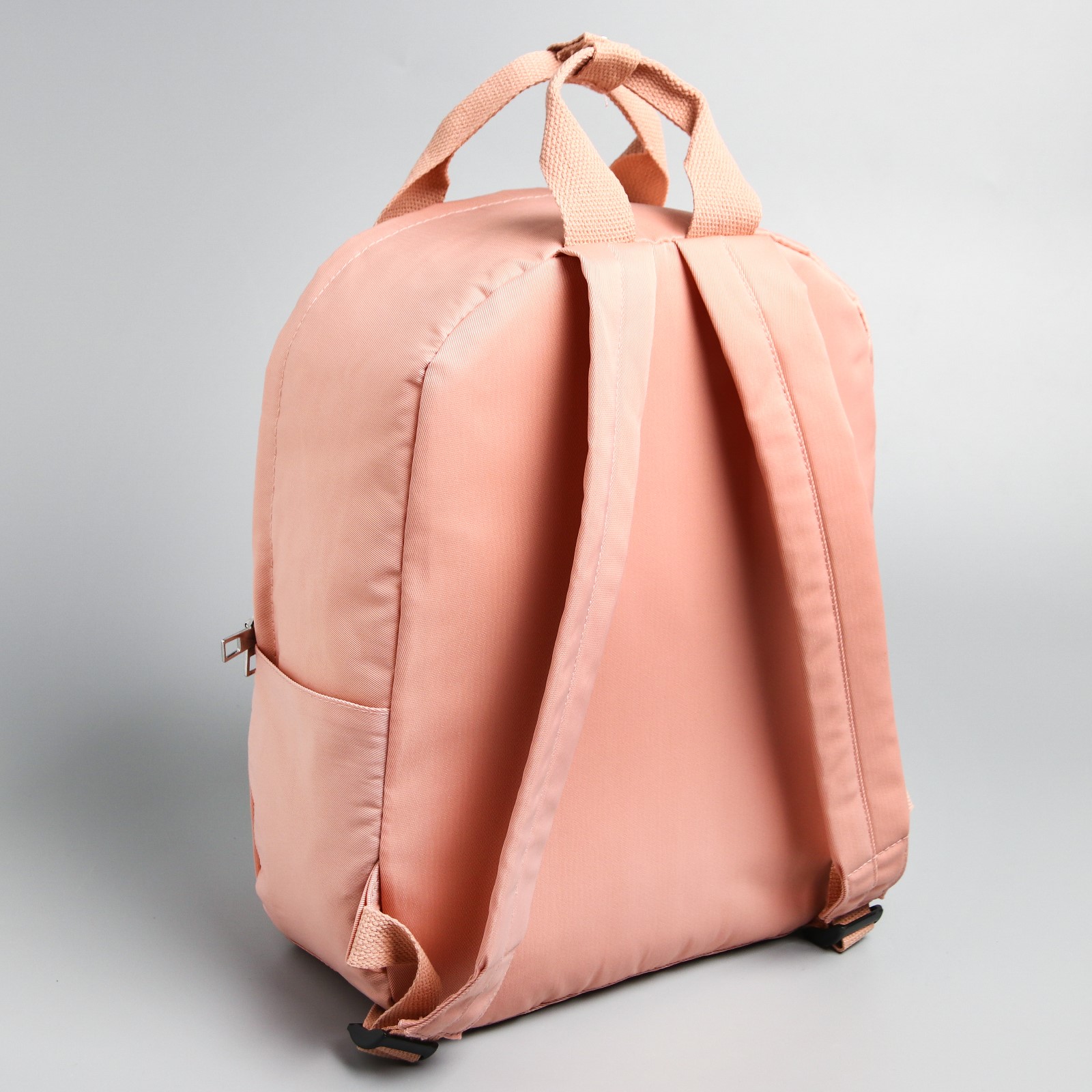 Рюкзак Disney на молнии розовый - фото 4
