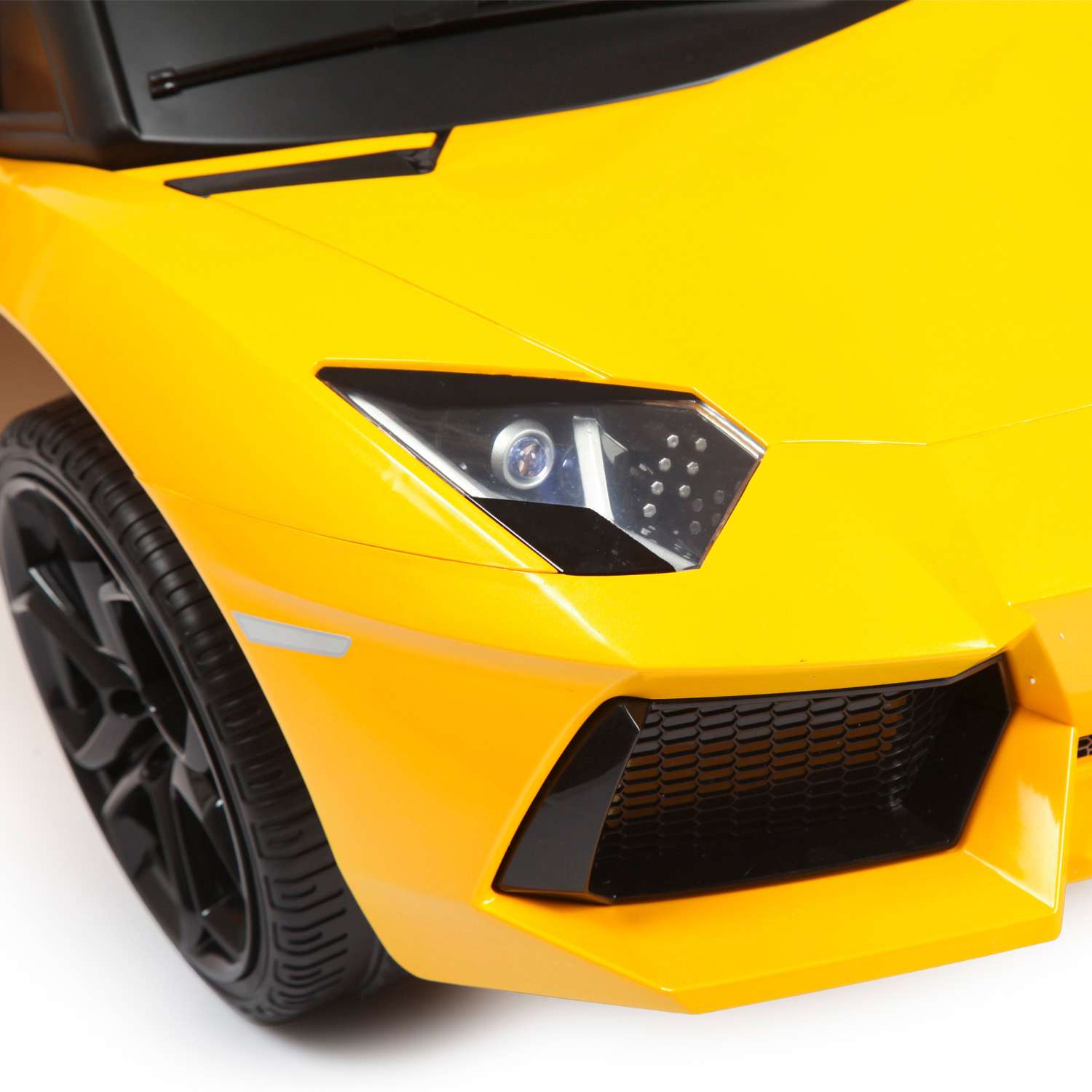 Электромобиль Rastar Lamborghini Aventador Желтый - фото 17