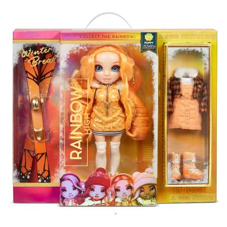 Кукла Rainbow High Winter Break Fashion Doll- Poppy Rowan Orange