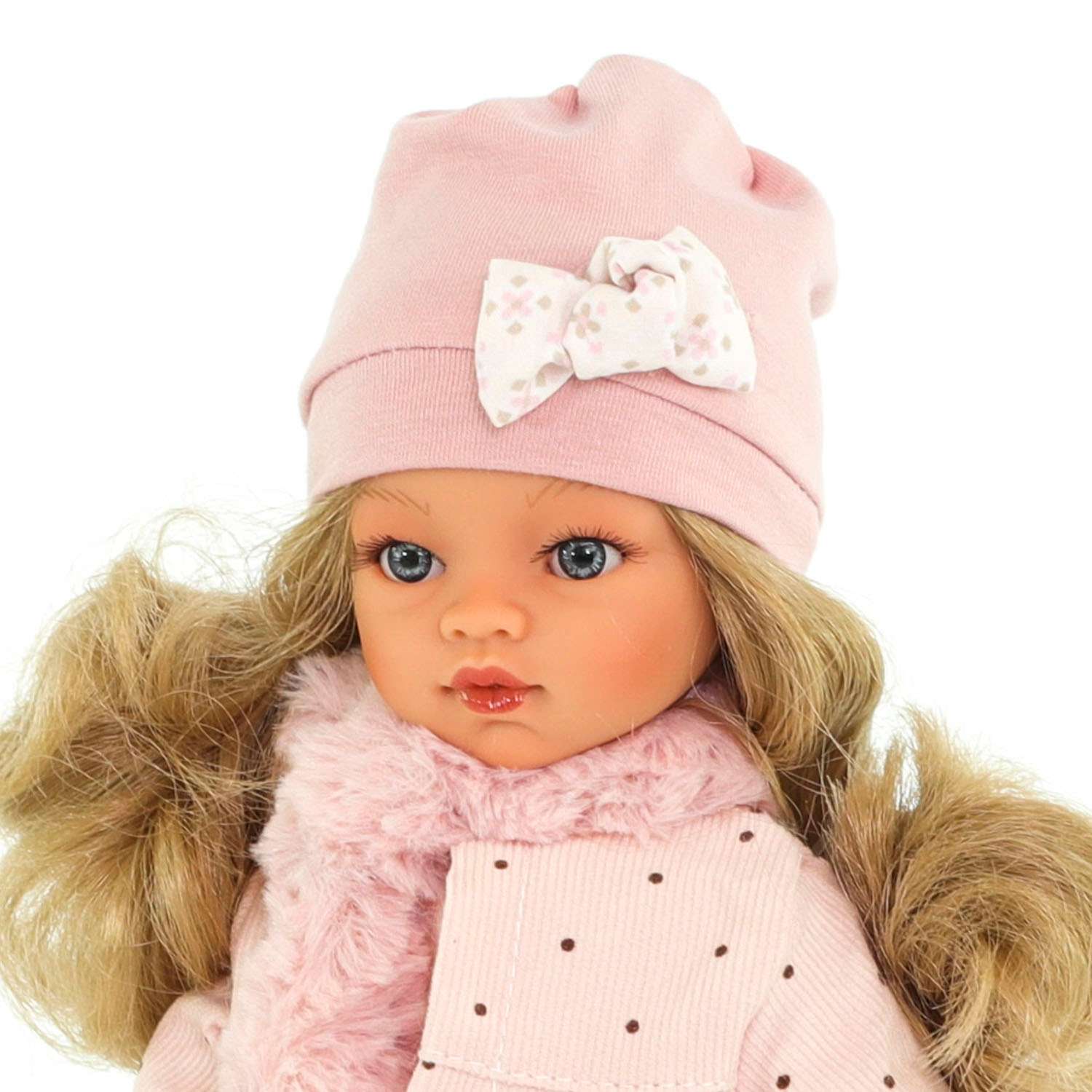 Кукла девочка Antonio Juan Ракель в розовом 33см виниловая 25089 - фото 3