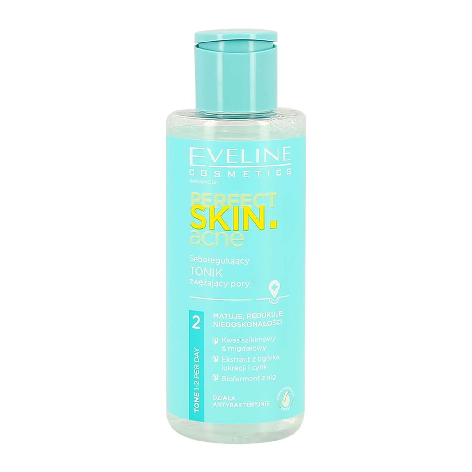Тоник для лица EVELINE Perfect skin acne против несовершенств 150 мл - фото 1