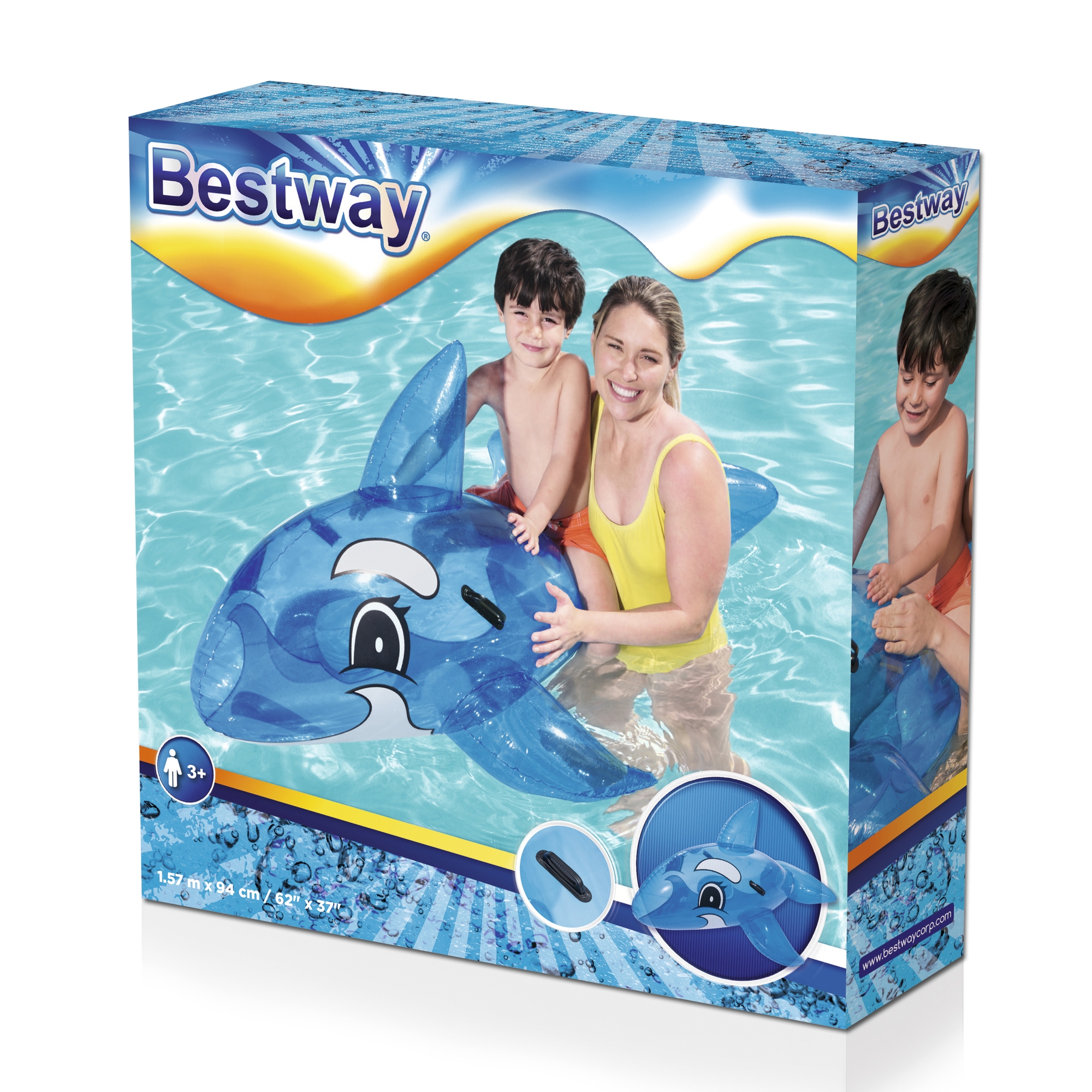 Игрушка надувная Bestway Кит для катания верхом 41037 - фото 2