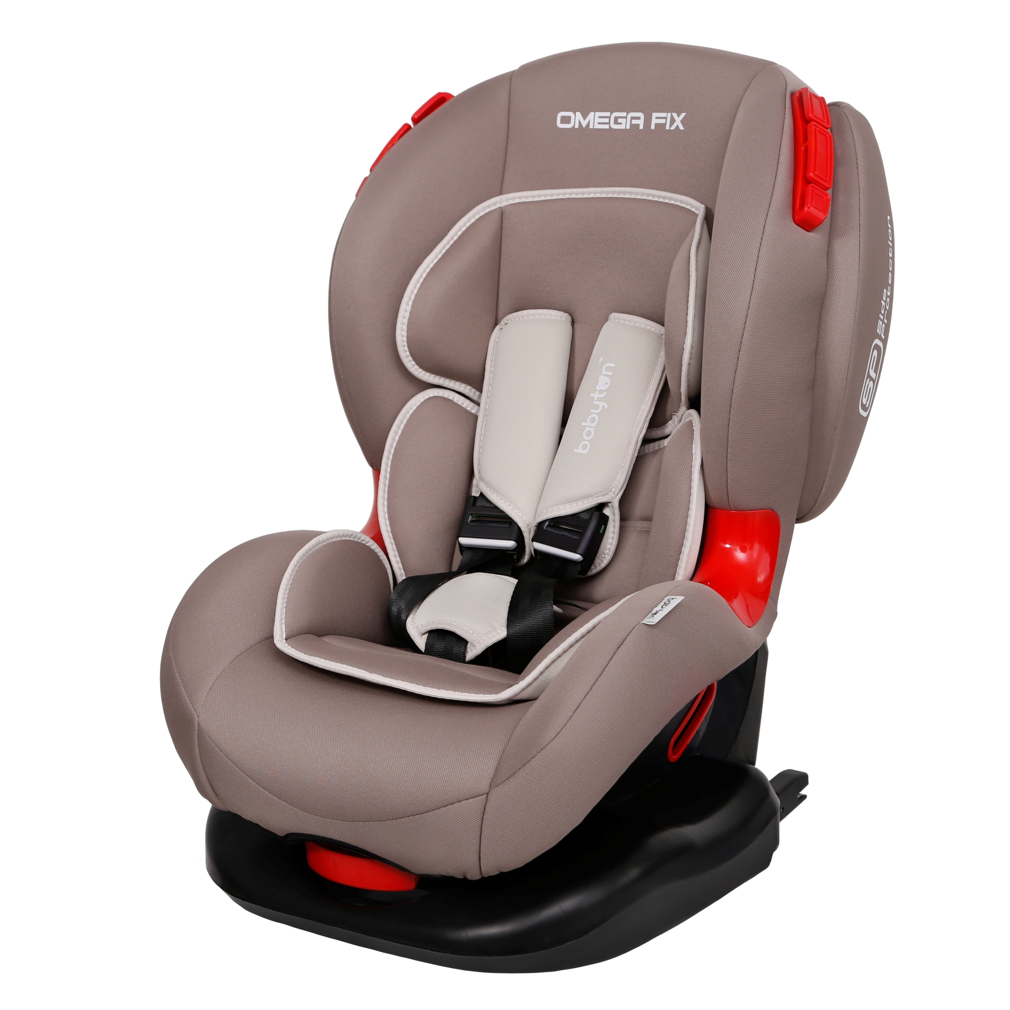 Автокресло Babyton Omega Fix Mokko Isofix 1/2 (9-25 кг) - фото 21