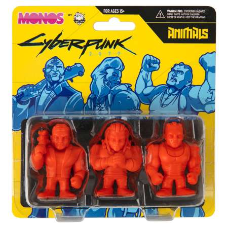Набор фигурок Cyberpunk 2077 Monos Animals Set - Series 1