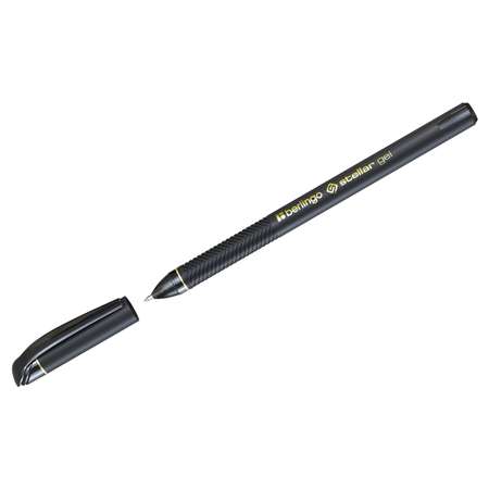 Ручка гелевая Berlingo Stellar Gel черная 0.5мм 12 шт