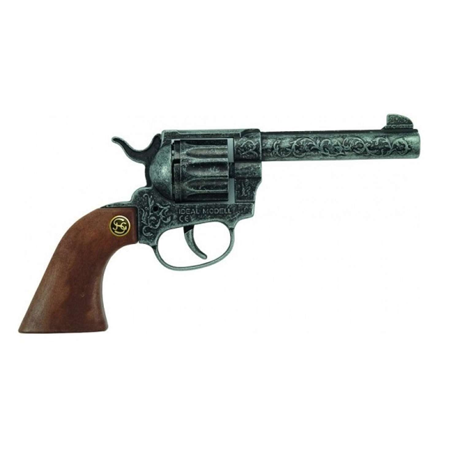 Пистолет Schrodel Corporal antique 22 см (8 пистонов) - фото 1