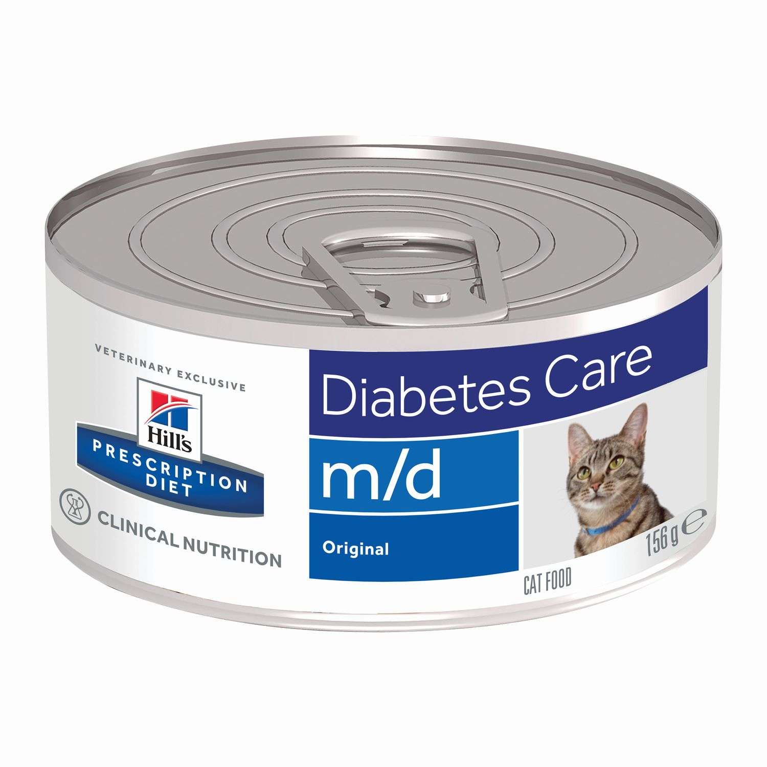Корм для кошек HILLS 156г Prescription Diet m/d Diabetes/Weight Management при сахарном диабете консервированный - фото 1