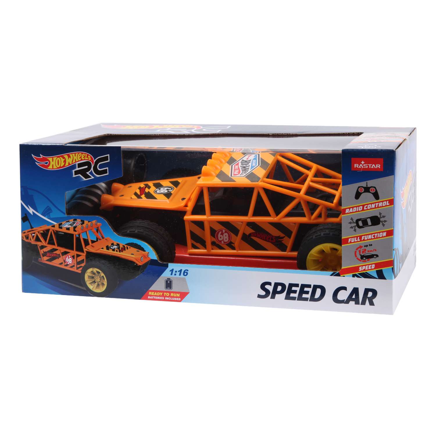 Машина Hot Wheels РУ 1:16 Speed Car 17090 - фото 2