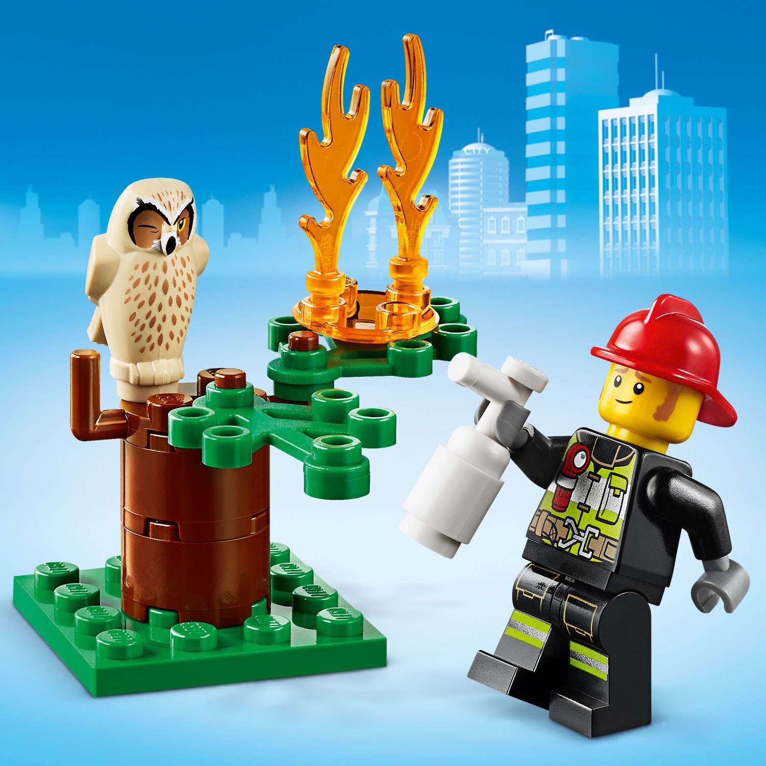 Конструктор LEGO City Fire Лесные пожарные 60247 - фото 8