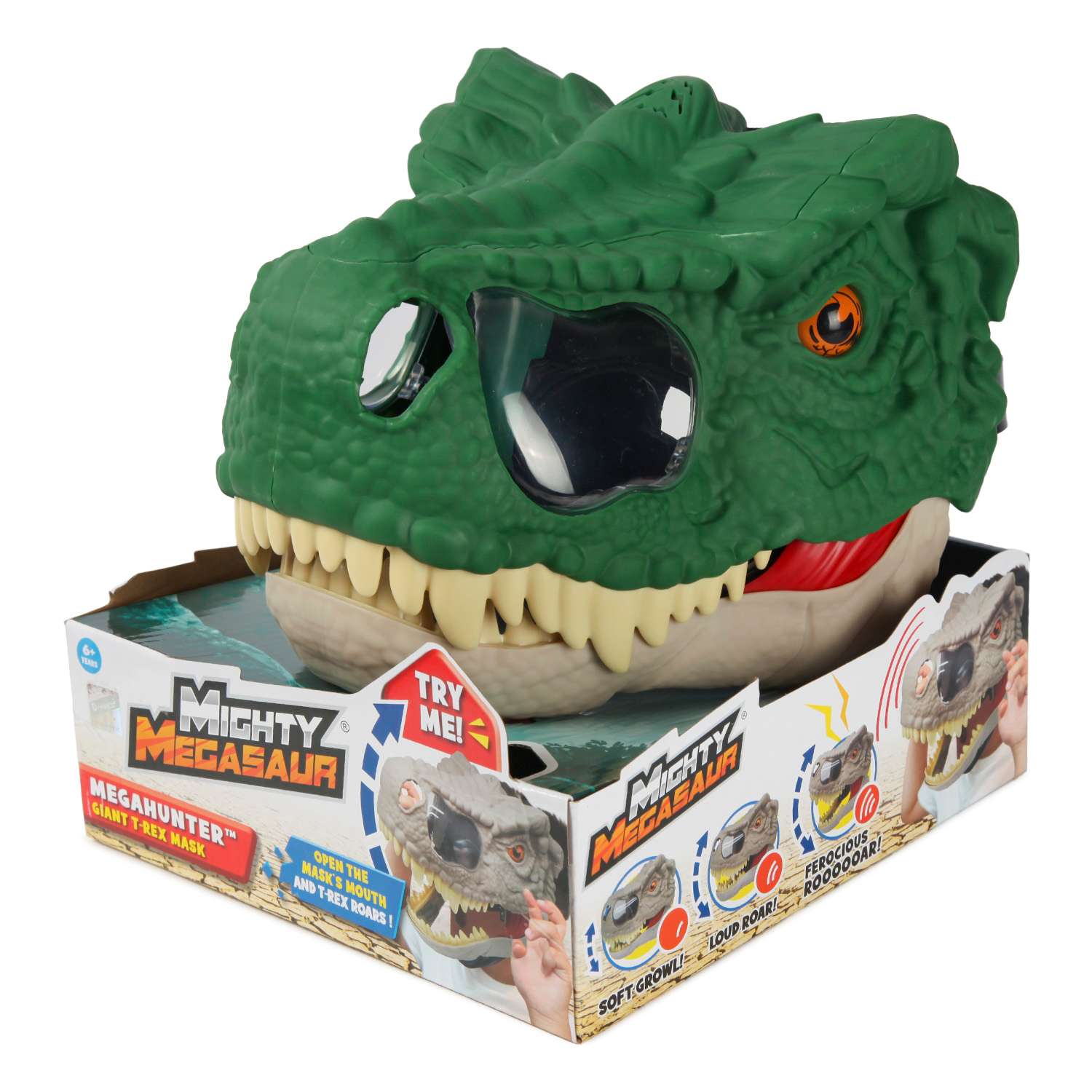 Фигурка Mighty Megasaur MegaHunter T-Rex - фото 8