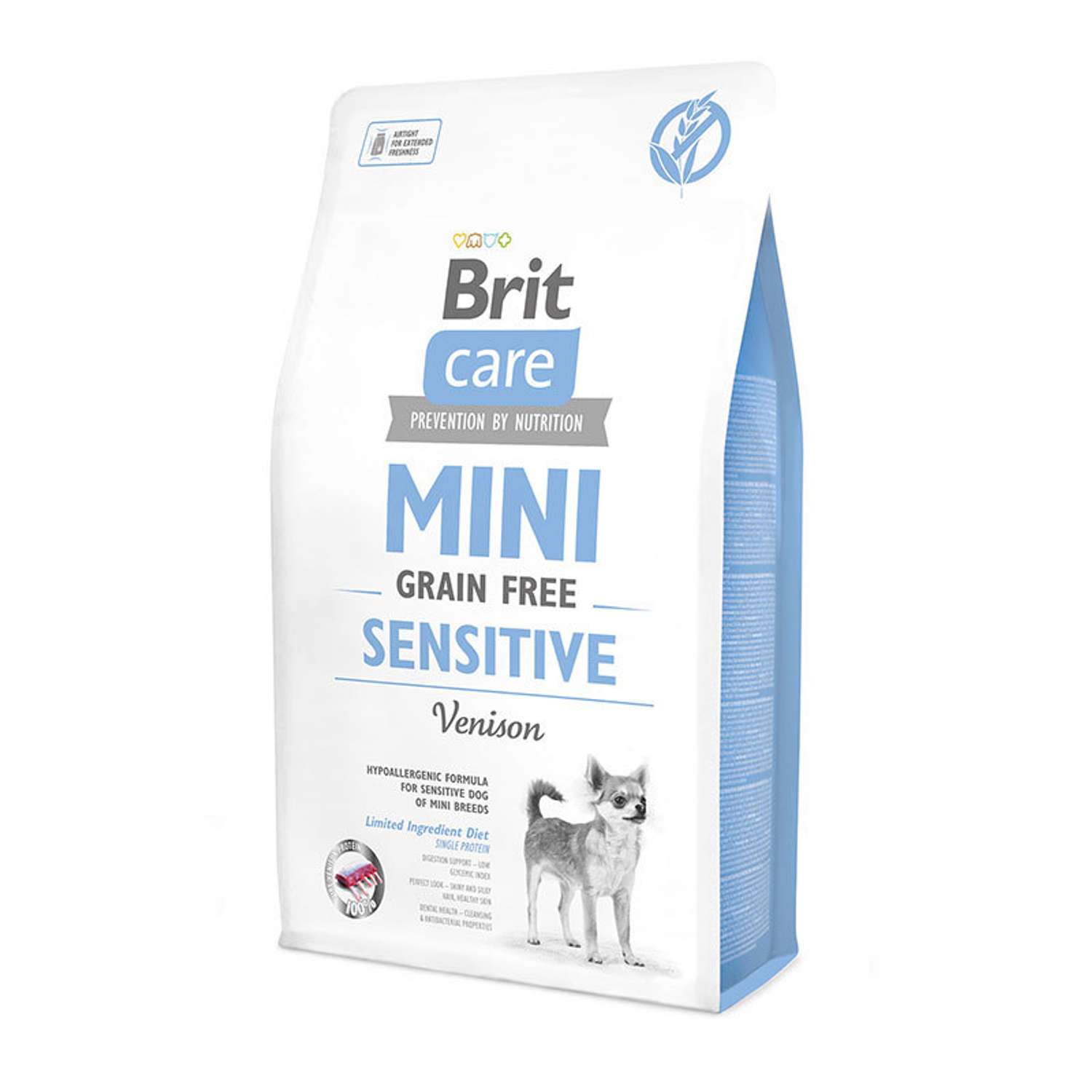 Корм для собак Brit Care 2кг для мини пород с чувствительным пищеварением сухой - фото 1