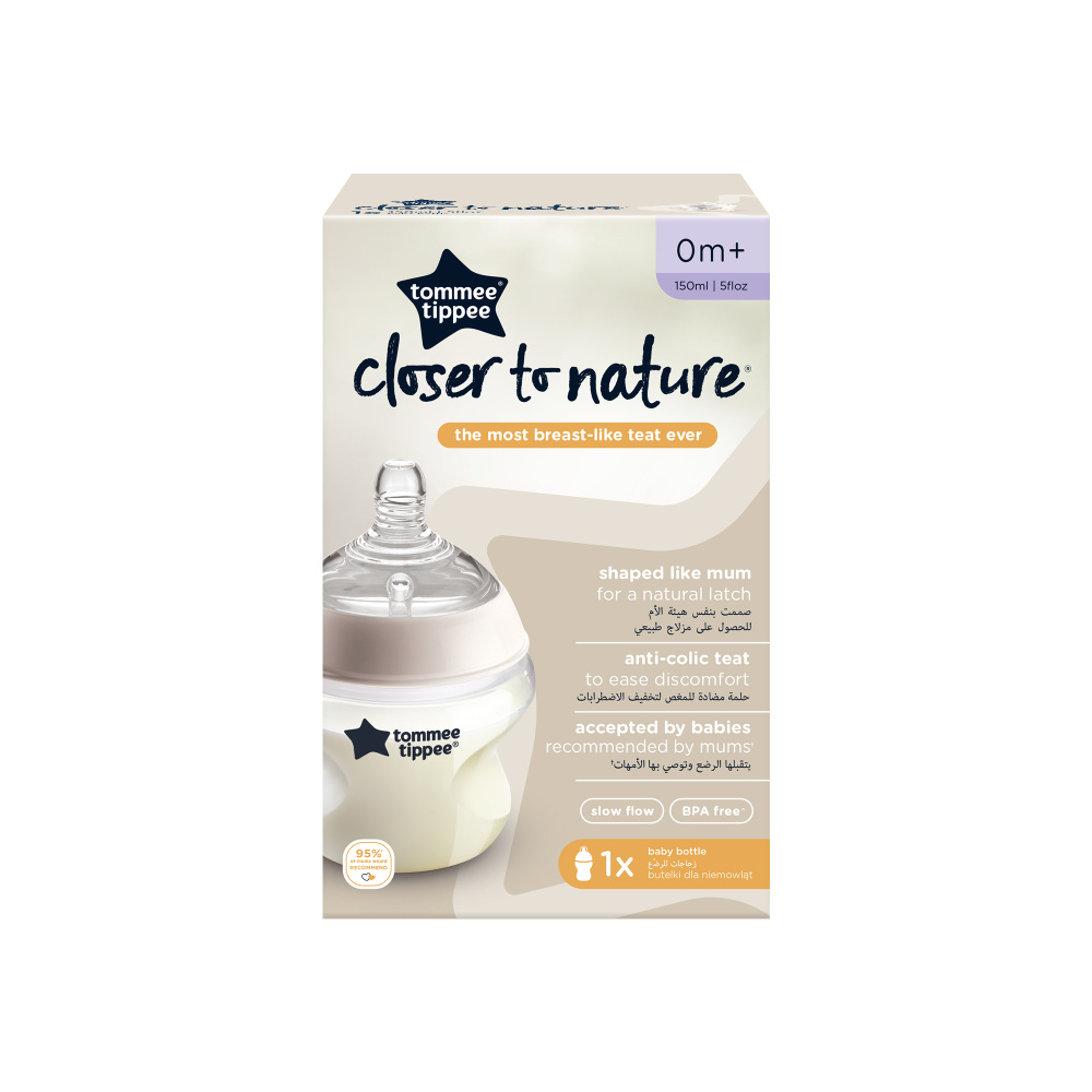 Бутылочка для кормления Tommee Tippee Closer To Nature® 150 мл купить ...