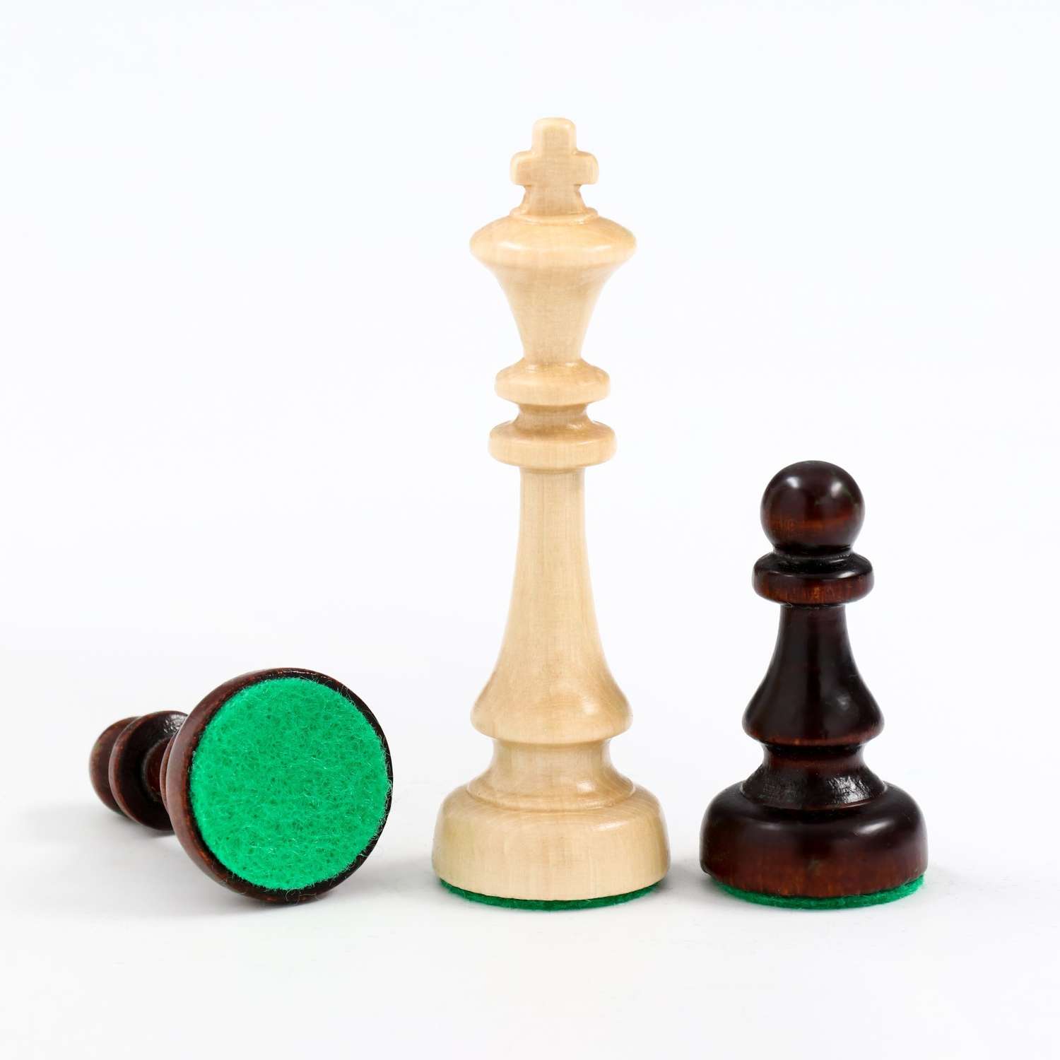 Шахматы Sima-Land «Клубные» 46.5х46.5 см король h 9.5 см пешка h 5.5 см - фото 4