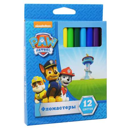 Фломастеры Росмэн PAW Patrol 12цветов 33985