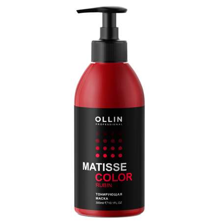 Маска для тонирования волос Ollin MATISSE COLOR рубин 300 мл