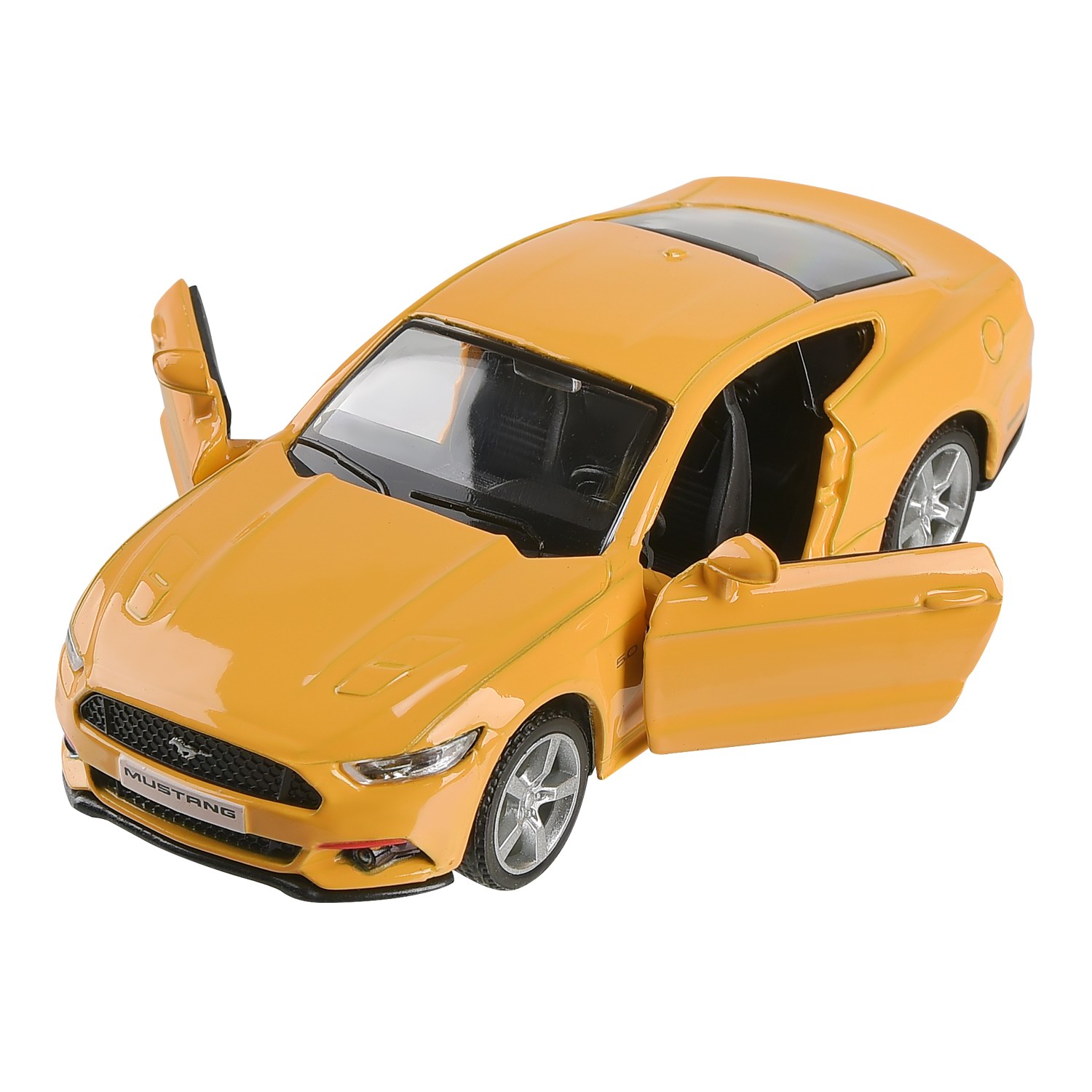 Автомобиль Uni-Fortune Ford 1:32 желтый 554029-YL - фото 4