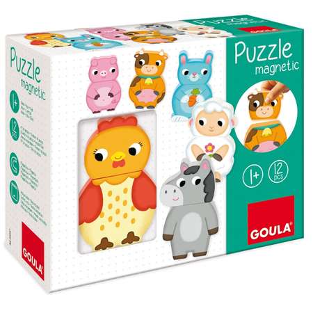 Игровой набор Goula 455245 Магнитные фигурки Ферма