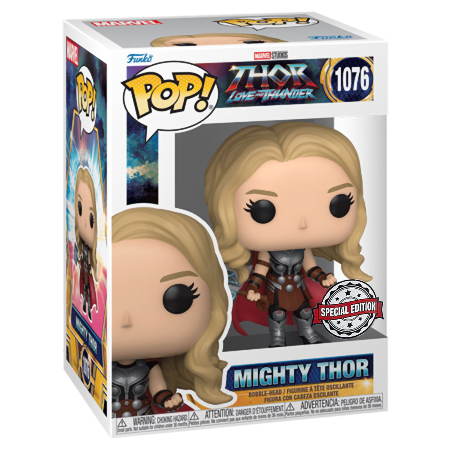 Фигурка Funko POP! Bobble Marvel Thor Love and Thunder Mighty Thor (MT) (Exc) (1076) 65012 - фото 2